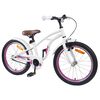 vidaXL Kids Bike 18'' for 5-7 Years Old White