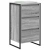vidaXL Sideboard Grey Sonoma 42 x 36 x 75.5 cm Engineered Wood