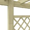 vidaXL Garden Pergola Planter 162x56x204 cm Wood