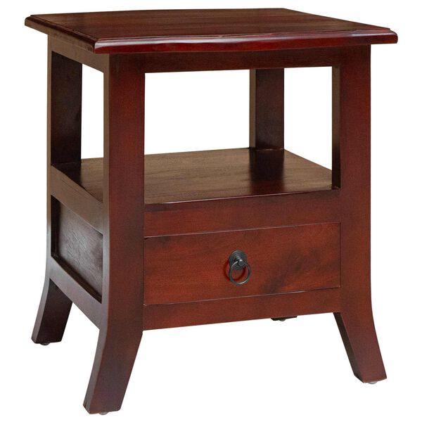 vidaXL Bedside Cabinet Brown 40 x 40 x 45,5 cm Solid Mahogany Wood