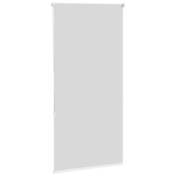 vidaXL Roller Blind Blackout White 80x130 cm Fabric Width 75.7 cm Polyester