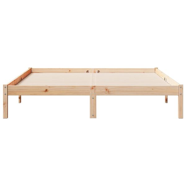 vidaXL Extra Long Bed Frame without Mattress 160x210 cm Solid Wood Pine