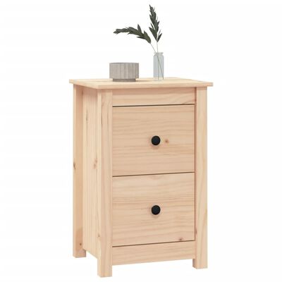 vidaXL Bedside Cabinets 2 pcs 40x35x61.5 cm Solid Wood Pine