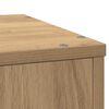 vidaXL Plant Stand Artisan Oak 33x33x100 cm Engineered Wood