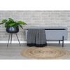 House Nordic Bench with Storage Luna Light Grey