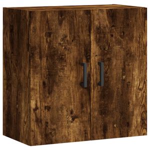 vidaXL Wall Cabinet Smoked Oak 60x31x60 cm Engineered Wood