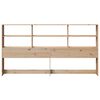 vidaXL Headboard with Storage 180 cm Solid Wood Pine