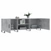 vidaXL TV Cabinet Concrete Grey 150x30x50 cm Engineered Wood