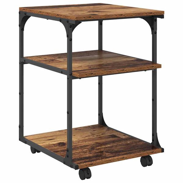 vidaXL Printer Stand Old Wood 43 x 48 x 64 cm Engineered Wood