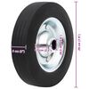 vidaXL Wheel for Jockey Wheel &Oslash;20x5 cm Solid Rubber and Steel