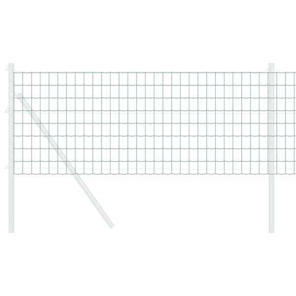 vidaXL Euro Fence Green 0.6 x 25 m PVC-coated iron