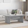 vidaXL Coffee Table Grey Sonoma 93 x 53 x 33 cm Engineered Wood