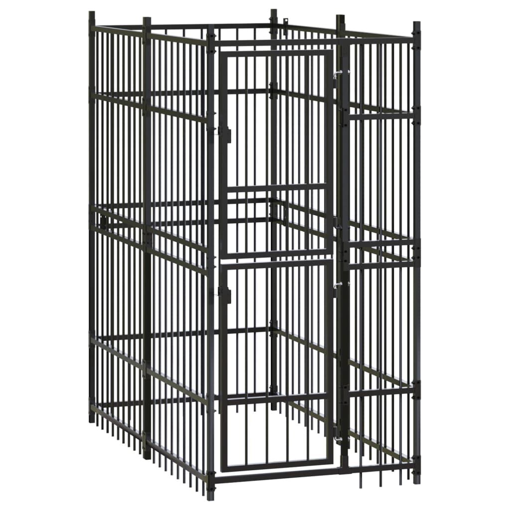 Steel kennels hot sale