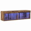 vidaXL TV Cabinet Set Old Wood Engineered Wood