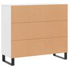 vidaXL Sideboard White 90x34x80 cm Engineered Wood