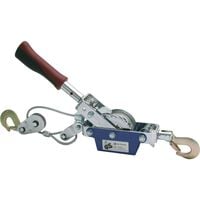 Carpoint Portable Hand winch with Cable 800 kg Chrome