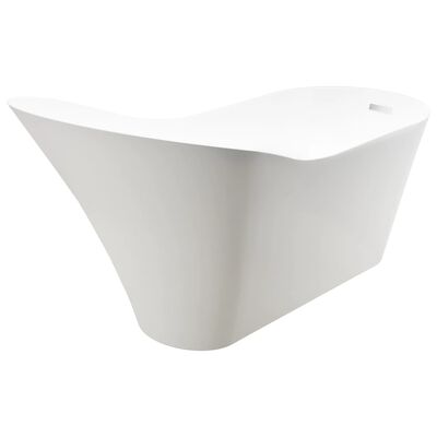 vidaXL Freestanding Bathtub White Acrylic 210 L