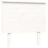vidaXL Senior Bed without Mattress White 90x200 cm Solid Wood