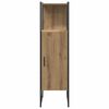 vidaXL Bathroom Furniture Set with Shelf 4 pcs Brown Engineered wood