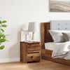 vidaXL Bedside Cabinet Old Wood 30x30x40 cm Engineered Wood