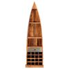 vidaXL Wine Rack 50x40x180 cm Solid Reclaimed Wood