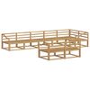 vidaXL Outdoor Sofa Set 8 pcs White 404 x 166.5 x 73 cm