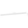 vidaXL Wall Shelves 2 pcs High Gloss White 115x9x3 cm