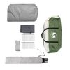 vidaXL Tunnel Tent 6-Person Green and White 700 x 590 x 215 cm