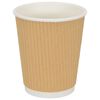 vidaXL Paper Coffee Cups with Lids 1000 pcs 8oz 200ml