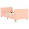vidaXL Children's Bed Frame with Headboard Pink 80 x 160 cm