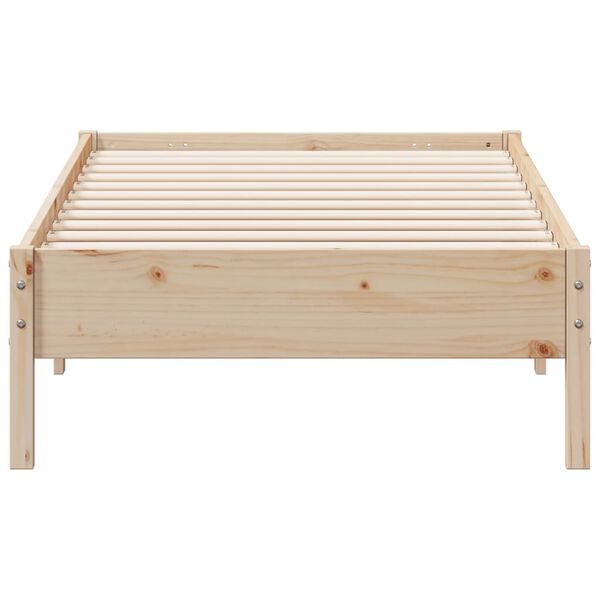 vidaXL Bed Frame without Mattress 100x200 cm Solid Wood Pine