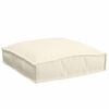 vidaXL Pallet Cushion for suitable for Seat 4 pcs Cream 40 x 40 x 8 cm