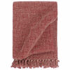 vidaXL Throw Cotton 125x150 cm Burgundy