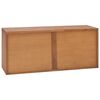 vidaXL TV Cabinet 90x30x40 cm Solid Teak Wood