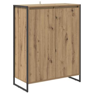 vidaXL Shoe Cabinet Artisian Oak 79 x 36 x 100 cm Engineered Wood