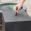 HEISSNER Terrace Fountain Cube 31x31x31 cm Black