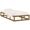 vidaXL Bed Frame without Mattress Honey Brown 100x200 cm Solid Wood