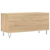 vidaXL Record Cabinet Sonoma Oak 100x38x48 cm Engineered Wood