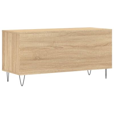 vidaXL Record Cabinet Sonoma Oak 100x38x48 cm Engineered Wood