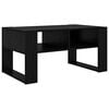vidaXL Coffee Table Black Oak 92 x 53 x 45 cm Engineered Wood