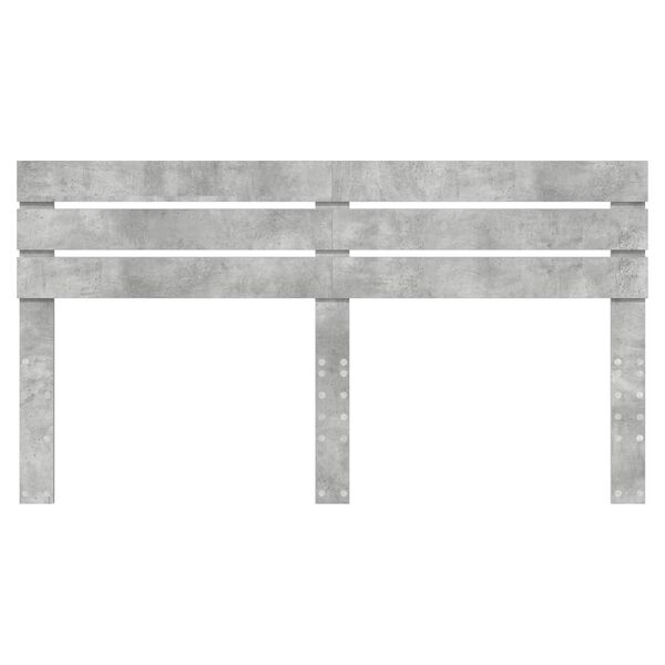 vidaXL Headboard Concrete Grey 200 cm Engineered wood