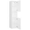 vidaXL Bathroom Furniture Set White Engineered Wood