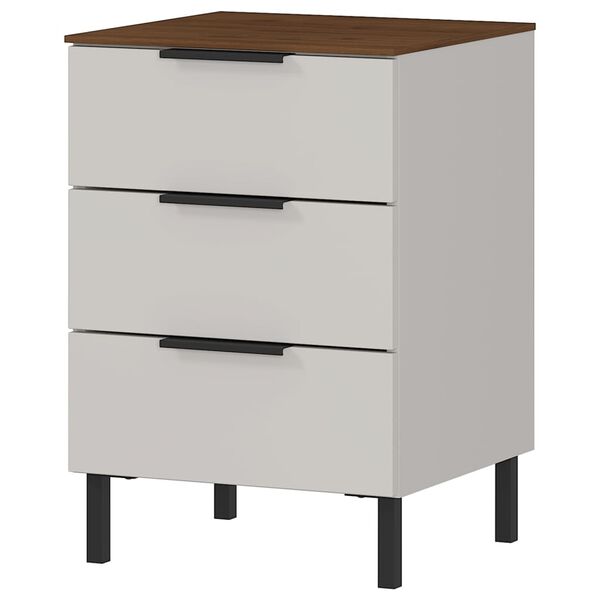 Germania Bedside Table GW-California 41x40x60 cm Cashmere and Walnut