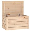 vidaXL Storage Box 59.5x36.5x33 cm Solid Wood Pine