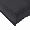 vidaXL Pallet Cushion for suitable for Seat Black 80 x 80 x 12 cm