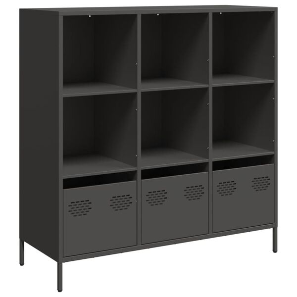 vidaXL Highboard&nbsp;Black 101.5x39x103.5 cm Steel