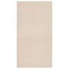 vidaXL Shaggy Rug Beige 120x183 cm Polyester
