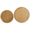 vidaXL Coffee Table 2 pcs Golden Engineered Wood