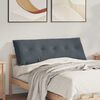 vidaXL Back Pillow Dark Grey 140 x 50 cm Corduroy Fabric