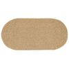 vidaXL Rug ZIZUR Brown 200 x 100 cm Polypropylene